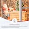 Glitzhome® 10.5" Lighted Santa's Workshop Waterglobe
